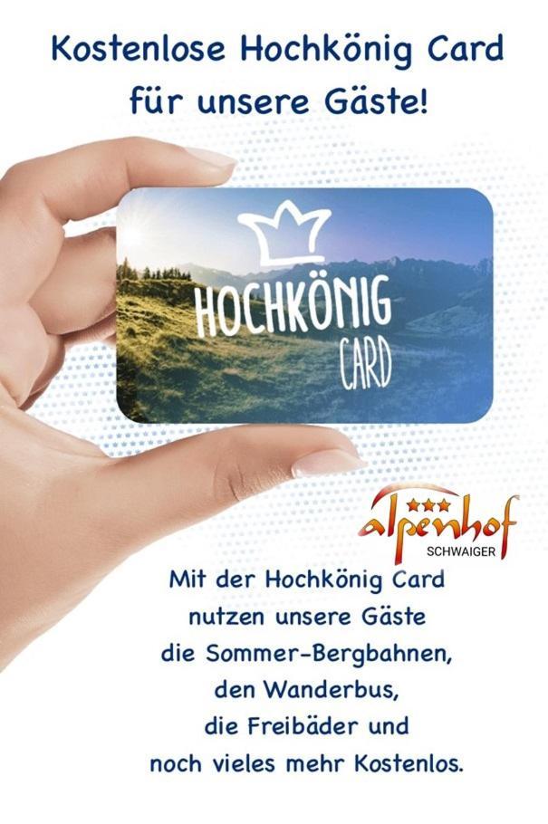 Alpenhof Schwaiger - Hotel Garni Mühlbach am Hochkönig Exterior foto